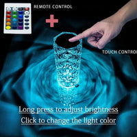 Color Changing Touch Lamp-Touch Control Bedside Lamp with USB Port